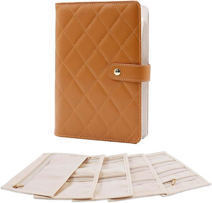 Travel Jewelry Organizer Case ， Portable Jewelry Organizers Storage Book by Sbrinnaliao
