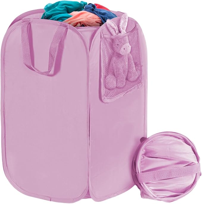 Polyester Strong Mesh Pop-up Laundry Hamper, Quality Pop Up Hampers by HOUSEAGAIN