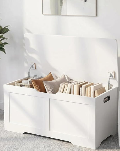 Timberer 39.4" Wooden Storage Chest, Extra Large Storage Trunk | Storage Bench - Image 7