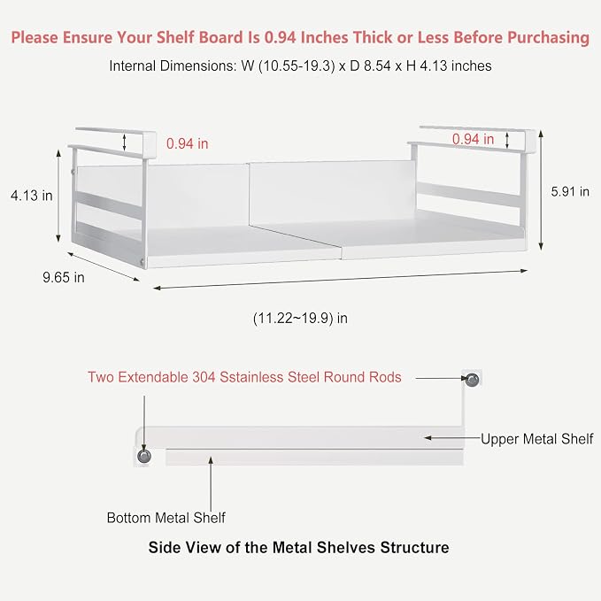 Expandable Under Cabinet Shelf Organizer - Image 3