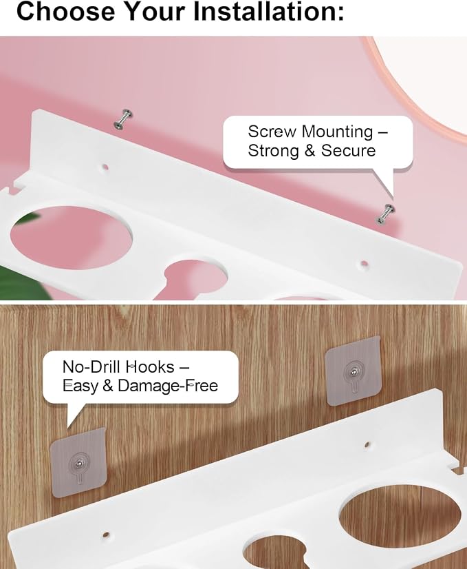Hair Tool Organizer, Hair Dryer Holder - Image 4