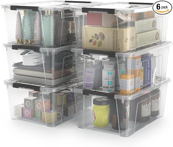 WYT Clear Storage Latch Bins by WYT