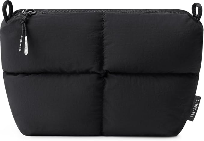 Comfyable Puffy Electronics Organizer Travel Case, Cute Tech Pouch - Image 2