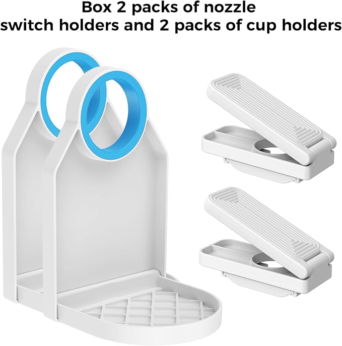 2 Pack Laundry Detergent Dispenser Cup Holder, Nozzle button upgrade，Easily No - Image 6