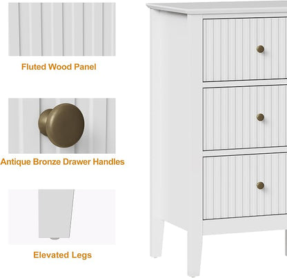 RoyalCraft White Dresser for Bedroom - Image 5