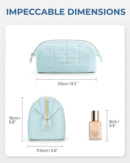 BAGSMART Makeup Bag Travel Toiletry Bag, Puffy Padded Make Up Bags - Image 5