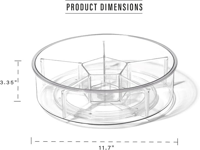 BINO Plastic Round Turntable Organizer - Image 2