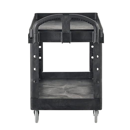 Rubbermaid Commercial Products 2-Shelf Utility/Service Cart, Lipped Shelves - Image 4