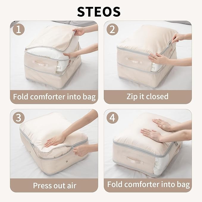 DIMJ Comforter Storage Bag 4 Pack - Image 7