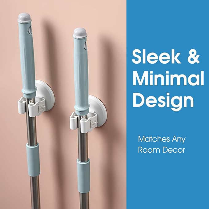 Broom and Mop Holder Wall Mount - Image 4