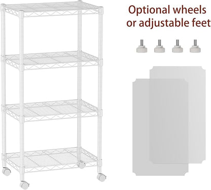 SINGAYE 4 Small Wire Shelves Kitchen Pantry Close Home Organizers and Storage - Image 3