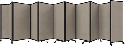 Versare Room Divider 360 Portable Wall Partition | Folding Panels | Large by VERSARE