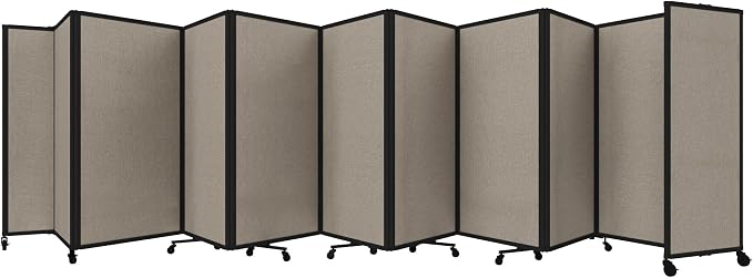Versare Room Divider 360 Portable Wall Partition | Folding Panels | Large by VERSARE
