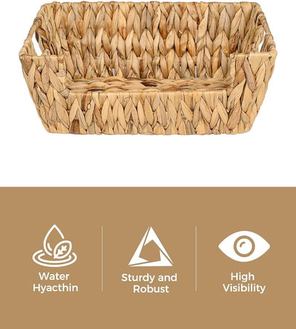 StorageWorks Wicker Basket for Pantry Organizers and Storage, Stackable Water - Image 3