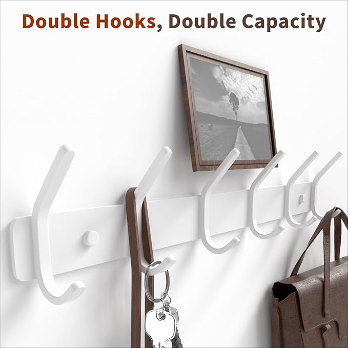 Coat Rack Wall Mount Hooks - Image 4