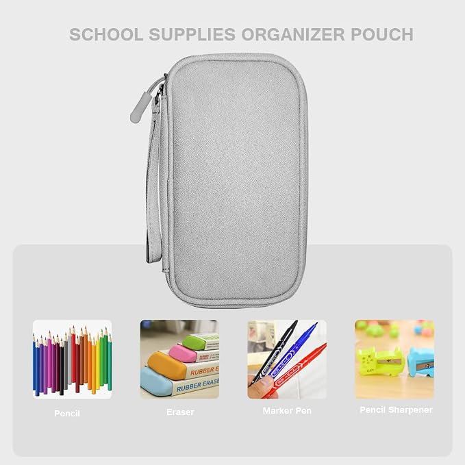 Electronics Organizer Bag Pouch Cable Charger Case Travel Shockproof Cord - Image 6