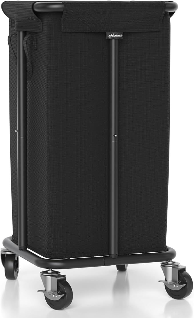 Laundry Basket with Wheels, Rolling Laundry Hamper, 30 Gal., Removable and - Image 8