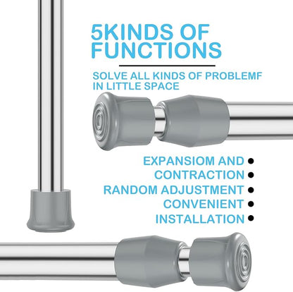 AIZESI Spring Tension Curtain Rod Short Tension Rod - Image 6