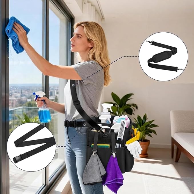 Ytonet Extra Large Cleaning Caddy Bag - Image 6