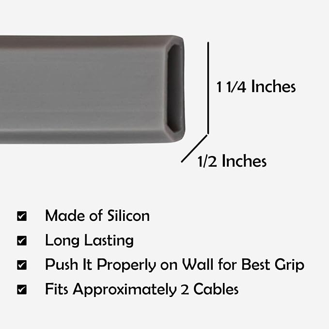 Rubber Bond TV Cord Hider Cable Protector - Image 6