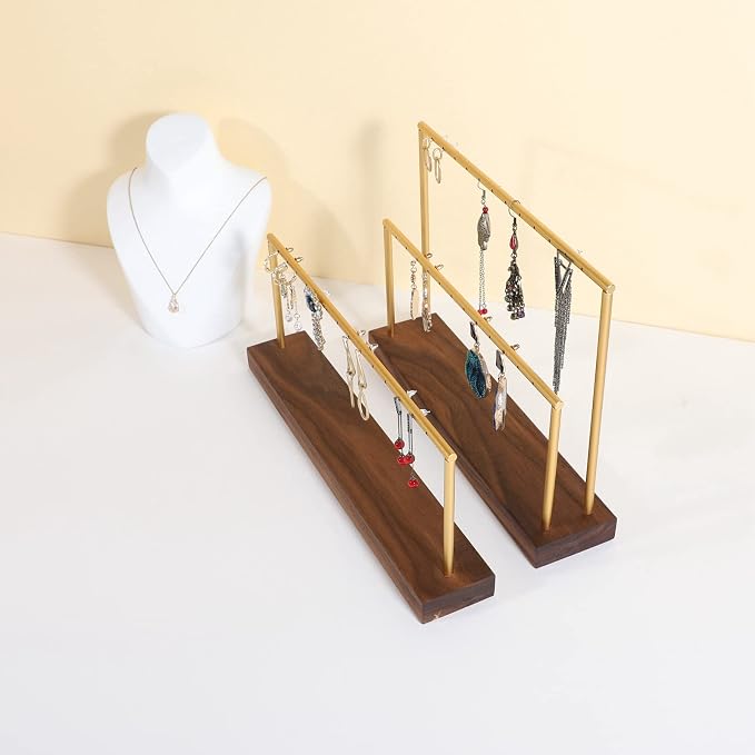 GemeShou wooden earring holder organizer - Image 2