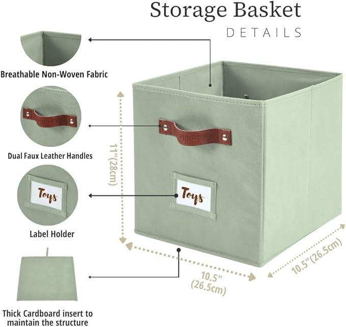 DECOMOMO Storage Bins, Cube Storage Bin - Image 3