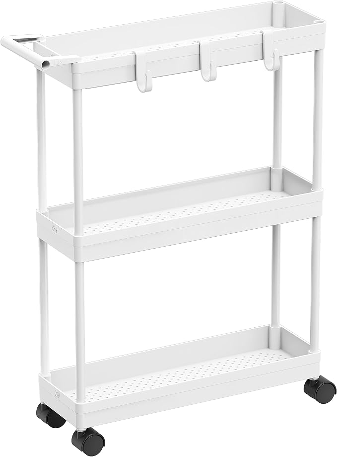 Simple Houseware 3-Tier Slim/Narrow Storage Cart by SimpleHouseware