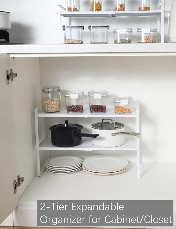 2-Tier Expandable Organizer Shelf - Image 4