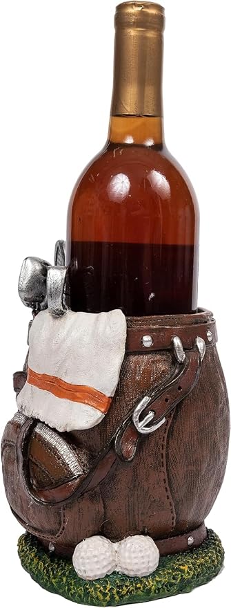 Golf Bag Wine Bottle Holder Decorative Bar Decor Single Bottle Holder - Image 9