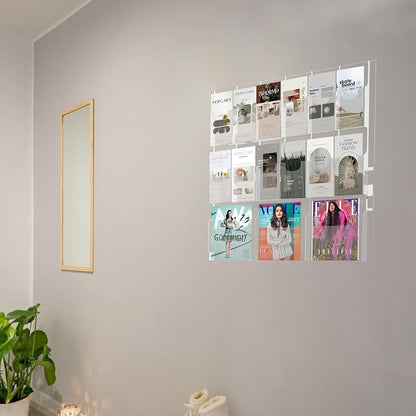 Acrylic Brochure Pamphlet Holder, 3 Magazine Holders and 12 Pamphlet Holders - Image 6