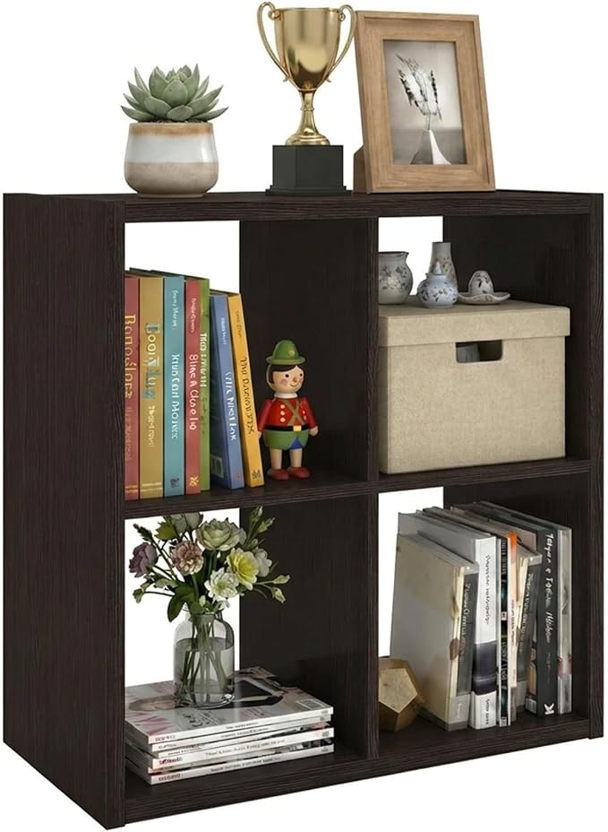 WannabeMyself【2026 Wooden Thick Frame】 4 Cube Storage Organizer by WannabeMyself