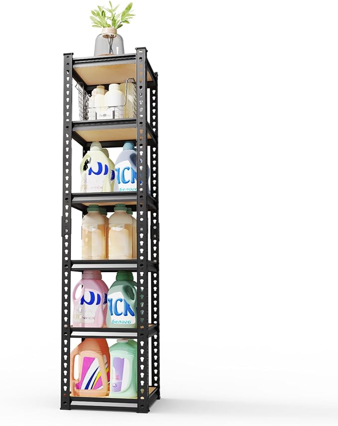 Karl home 6-Tier Metal Shelving Unit, Heavy Duty Shelf Organizer & Storage Rack by Karlhome