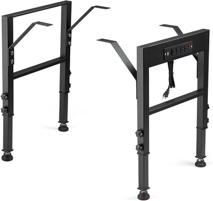 OLBRUS 19.6-Inch Depth Workbench Frame, Height Adjustable 28.5" to 33.8" by OLBRUS