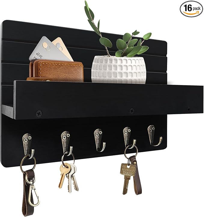 Key Holder Wall Mount, Decorative Key Rack by KISENG