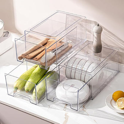 clear Drawer-Type Plastic Storage Box Bins Organizer，Family First Aid Kits - Image 6
