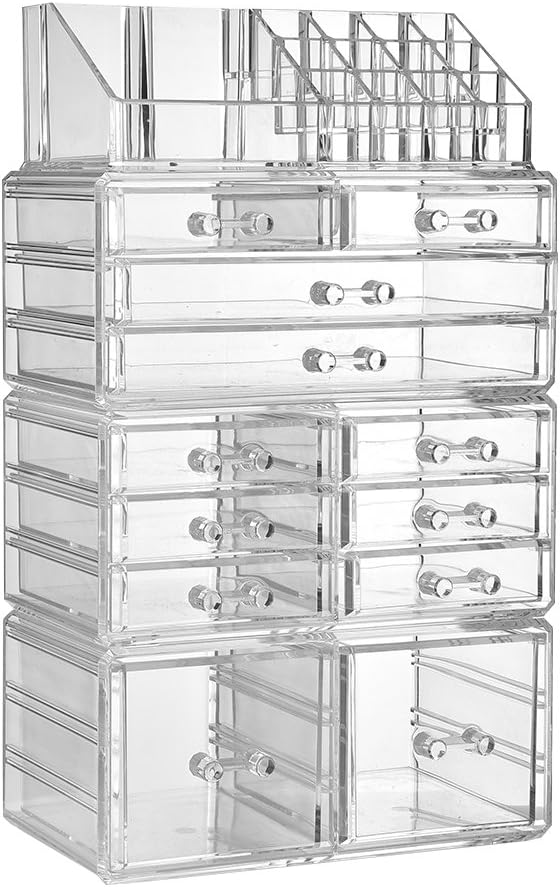 ZHIAI Makeup Organizer Dresser Cosmetic Storage by ZHIAI