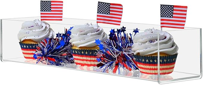 Marketing Holders Acrylic Retail Tray One Compartment Clear 15 Inch Wide x 4.5 - Image 4