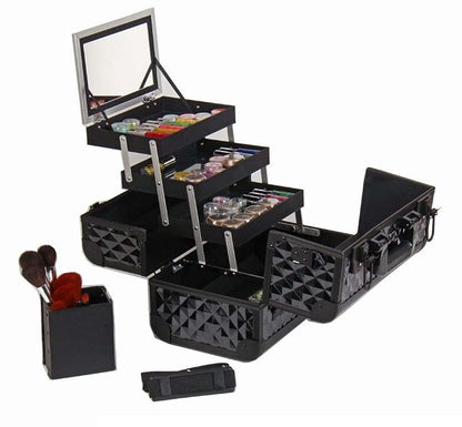 SHANY Premier Fantasy Professional Makeup Train Case Cosmetic Box Portable Make - Image 8