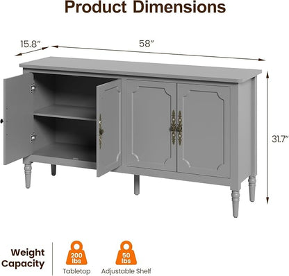 RoyalCraft Sideboard Buffet Cabinet - Image 2