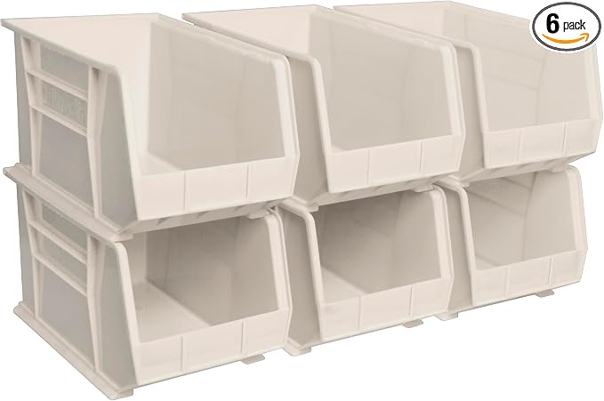 Akro-Mils 30260 AkroBins Plastic Storage Bins, Space-Saving Stackable Bins by Akro-Mils