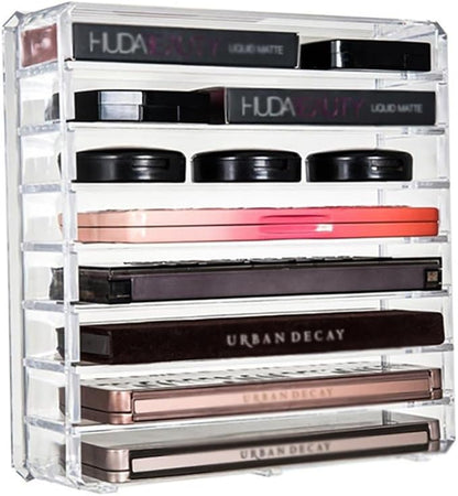 1PC Acrylic Eyeshadow Makeup Organizer 16 Space Cosmetic Storage Container - Image 8