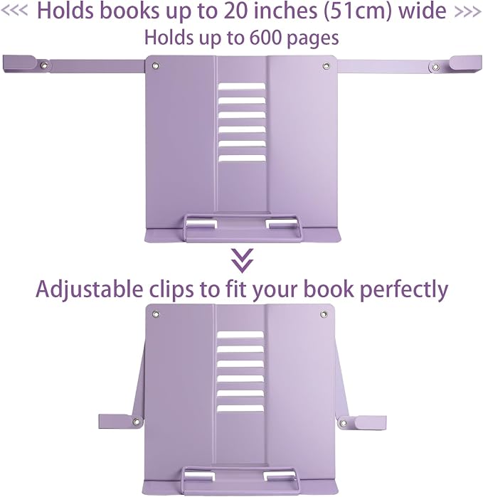 Metal Desk Book Stand for Reading - Image 4