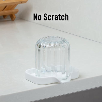 Zulay Kitchen Small Silicone Sponge Holder – Space-Saving Sink Organizer Tray - Image 7