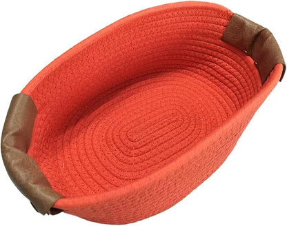 Medium Cotton Woven Basket by SOORXIEIN