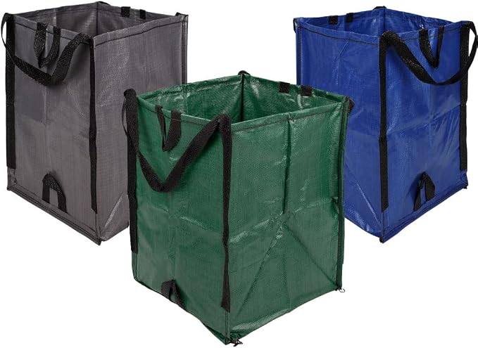 DURASACK Heavy Duty Home and Yard Bags, 3 Pack | 48-Gallon Reusable by DURASACK