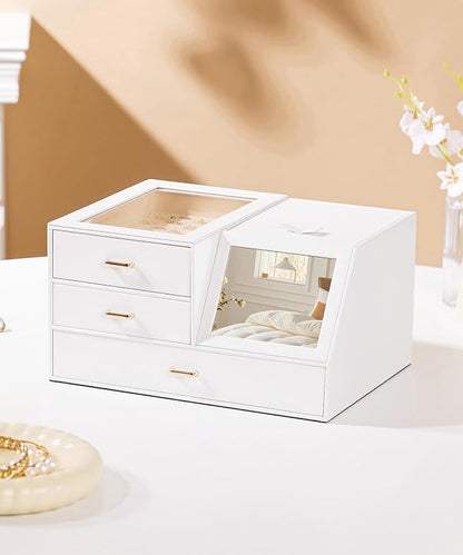 Homde Women Mirror Jewelry Box: Organizer Case - Image 9
