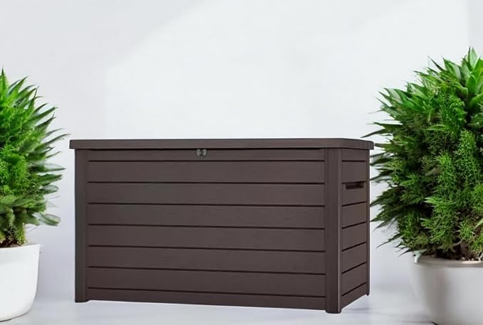 Outdoor Storage Box with Lockable Lid - Image 5