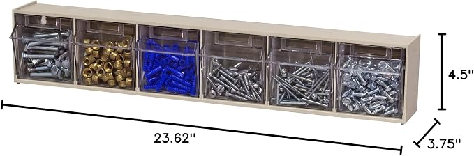 Akro-Mils TiltView Plastic Storage Cabinet - Image 9