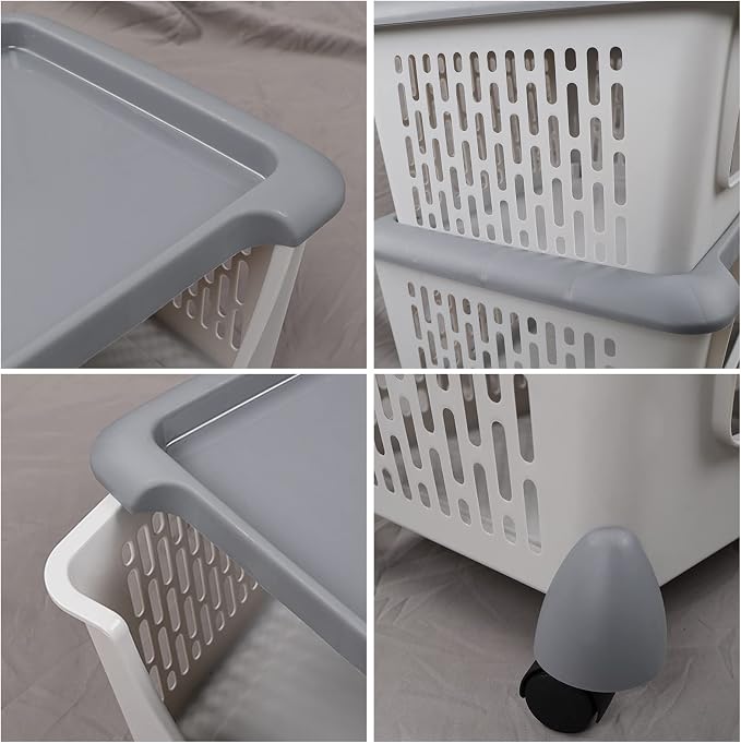 5-Tier Stacking Storage Basket Tower - Image 5