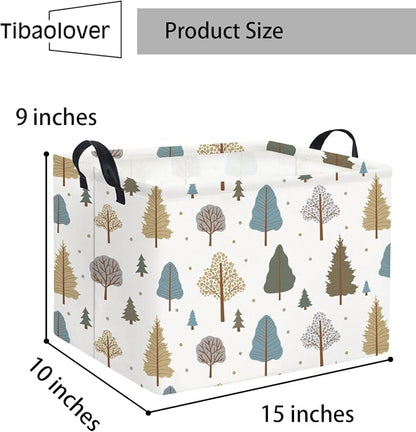 Rectangular Kids Storage Bin Gift & Baby Organizer Shelf Book Basket Room Decor - Image 6